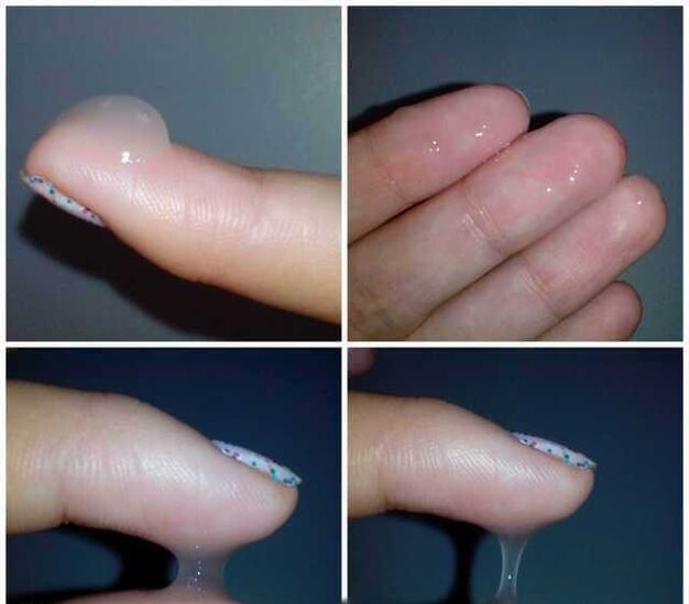 pre-zaadvloeistof van een man tijdens opwinding